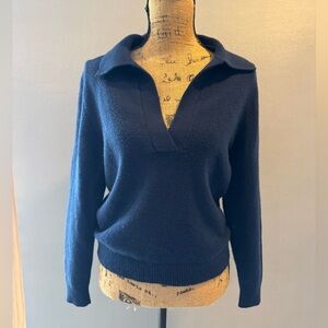 White House Black Market Navy Blue Women's Sweater (NWT)